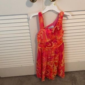 Cute pink and orange dress